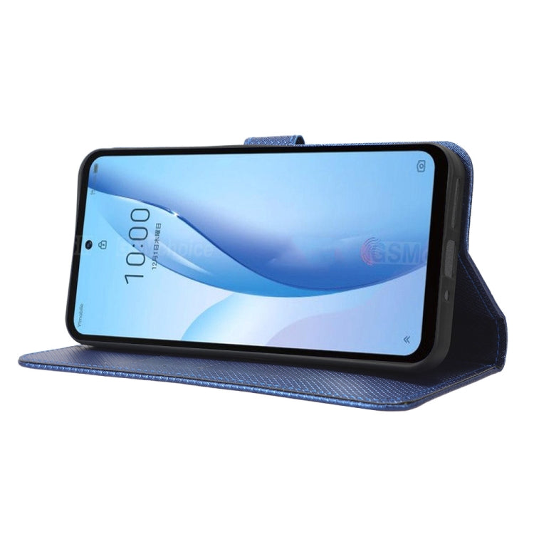 For ZTE Libero 5G III Diamond Texture Leather Phone Case