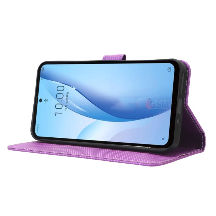 For ZTE Libero 5G III Diamond Texture Leather Phone Case