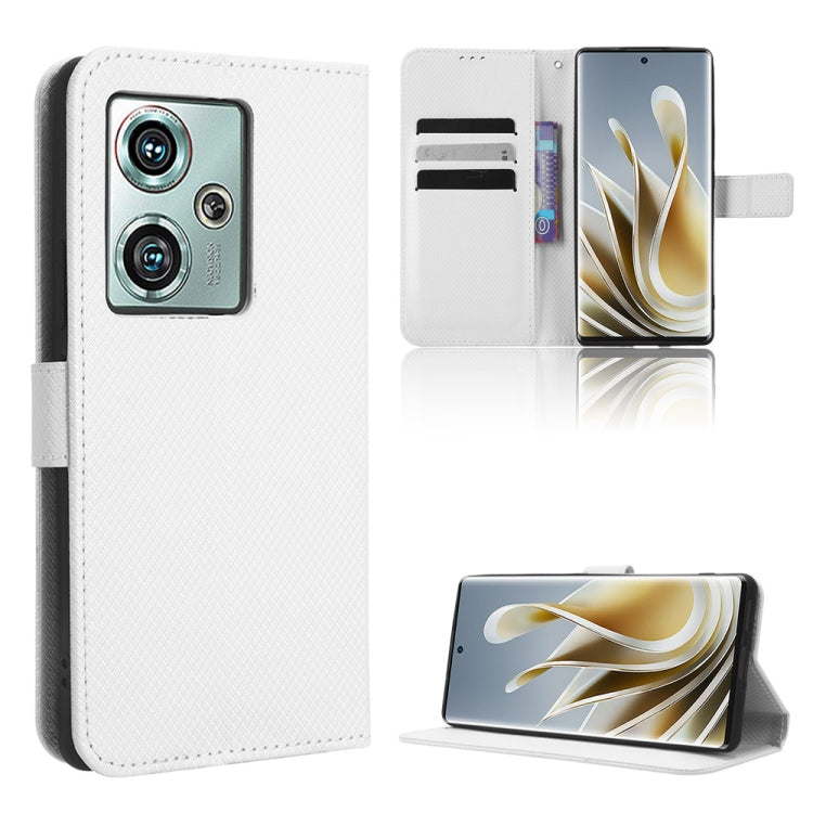 For ZTE nubia Z50 Diamond Texture Leather Phone Case