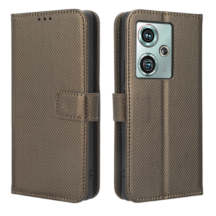 For ZTE nubia Z50 Diamond Texture Leather Phone Case
