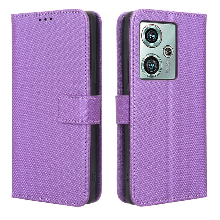 For ZTE nubia Z50 Diamond Texture Leather Phone Case