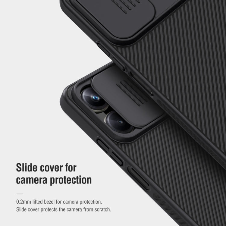 For Realme 10 Pro 5G NILLKIN Black Mirror Series Camshield PC Phone Case