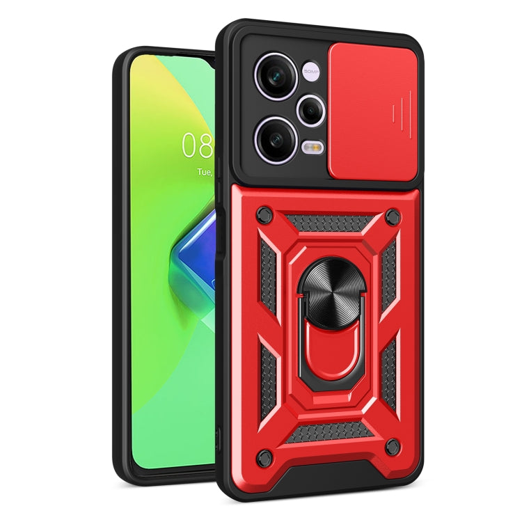 For Xiaomi Redmi Note 12 Pro 5G Sliding Camera Cover Design Phone Case