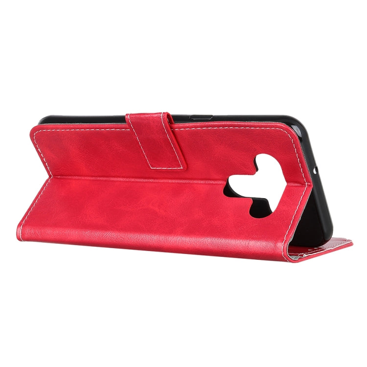 For LG K51 / Q51 Retro Crazy Horse Texture Horizontal Flip Leather Case with Holder & Card Slots & Photo Frame & Wallet