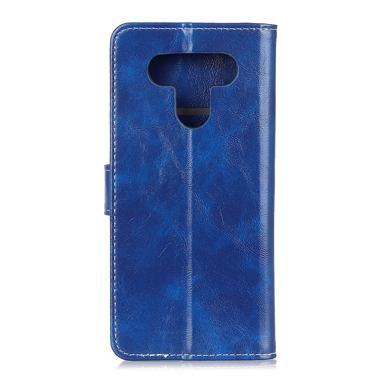 For LG K51 / Q51 Retro Crazy Horse Texture Horizontal Flip Leather Case with Holder & Card Slots & Photo Frame & Wallet