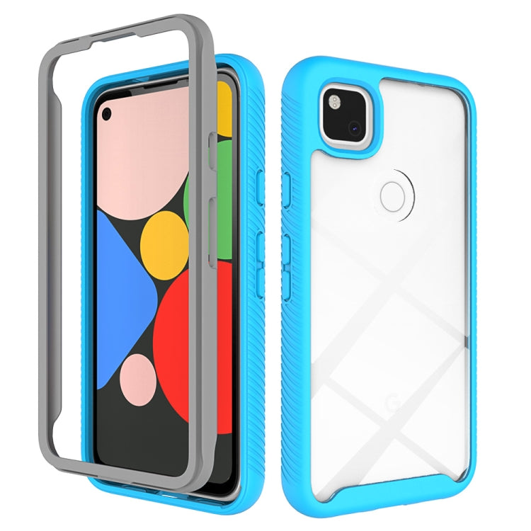 For Google Pixel 4a Starry Sky Solid Color Series Shockproof PC + TPU Protective Case