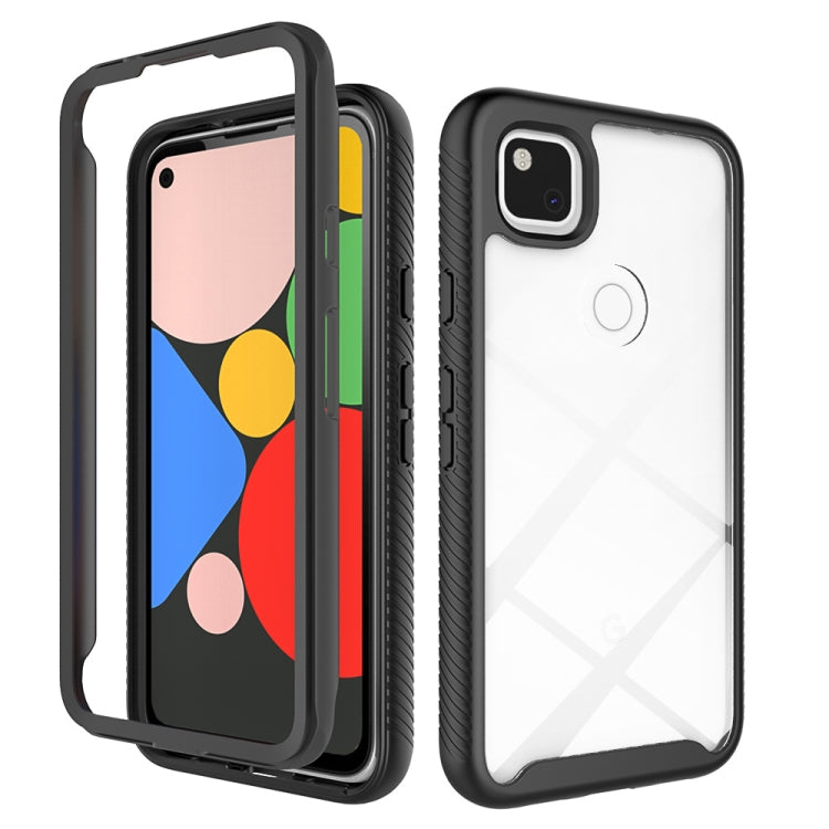 For Google Pixel 4a Starry Sky Solid Color Series Shockproof PC + TPU Protective Case