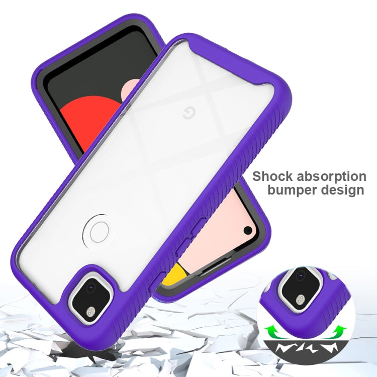 For Google Pixel 4a Starry Sky Solid Color Series Shockproof PC + TPU Protective Case