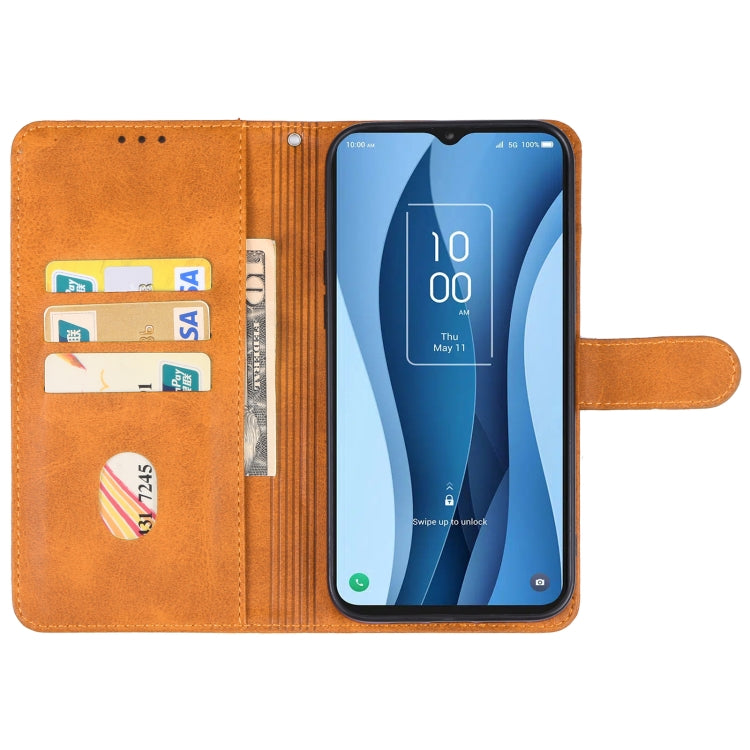 For TCL 40 X Leather Phone Case