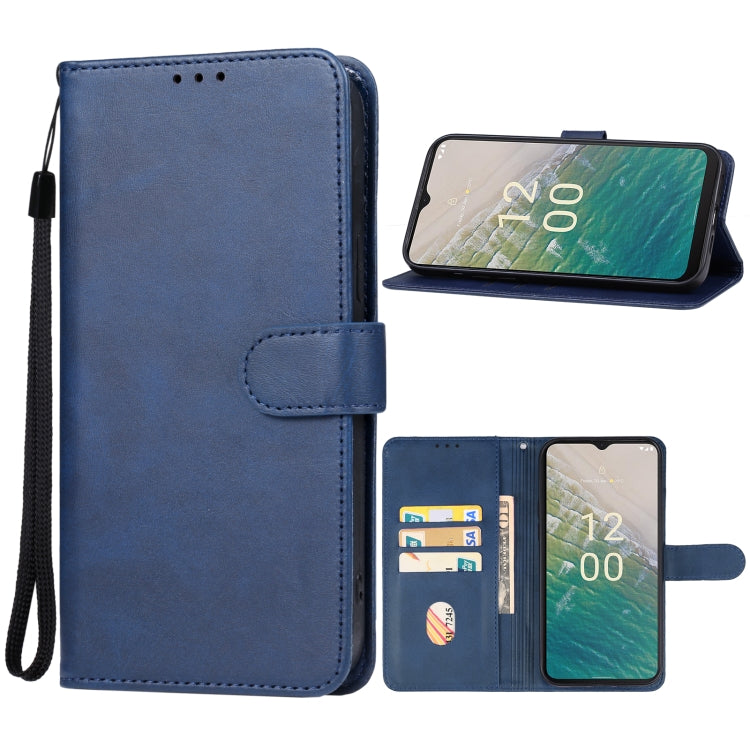 For Nokia C32 Leather Phone Case