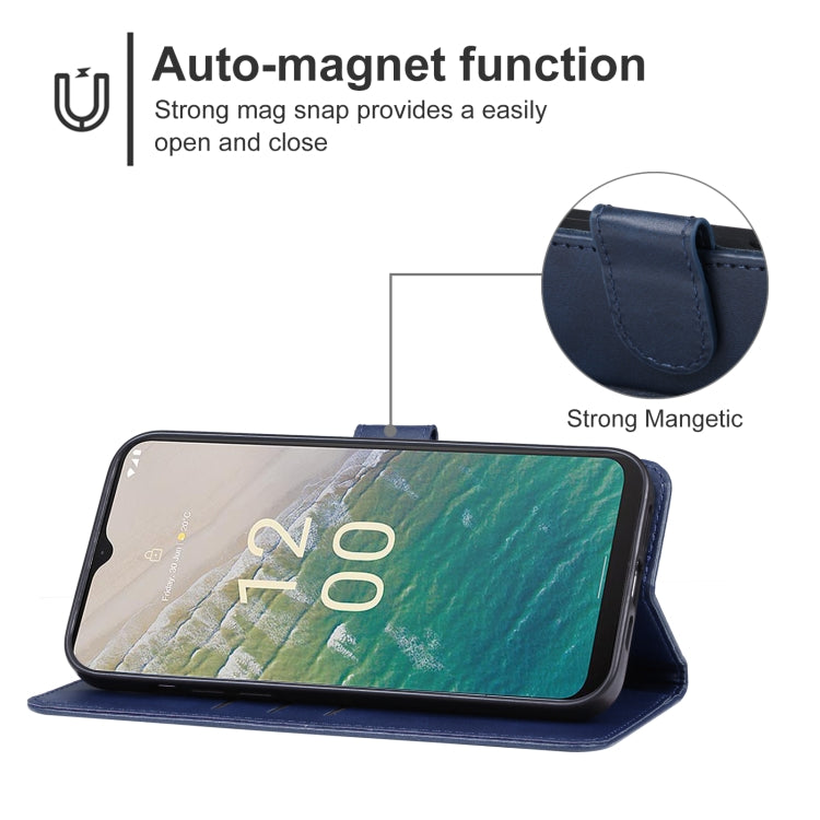 For Nokia C32 Leather Phone Case