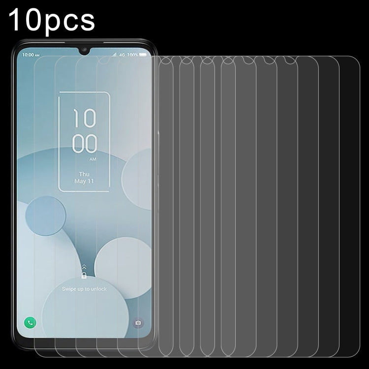 For TCL 40 XL 10 PCS 0.26mm 9H 2.5D Tempered Glass Film