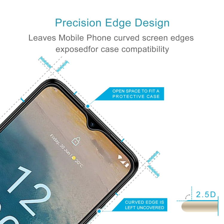 For Nokia G22 / C32 10 PCS 0.26mm 9H 2.5D Tempered Glass Film