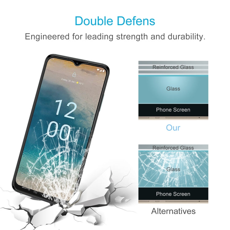 For Nokia G22 / C32 10 PCS 0.26mm 9H 2.5D Tempered Glass Film