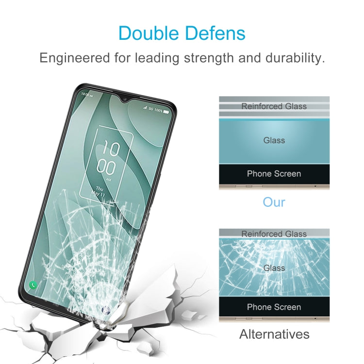 For TCL 40 XE 50 PCS 0.26mm 9H 2.5D Tempered Glass Film