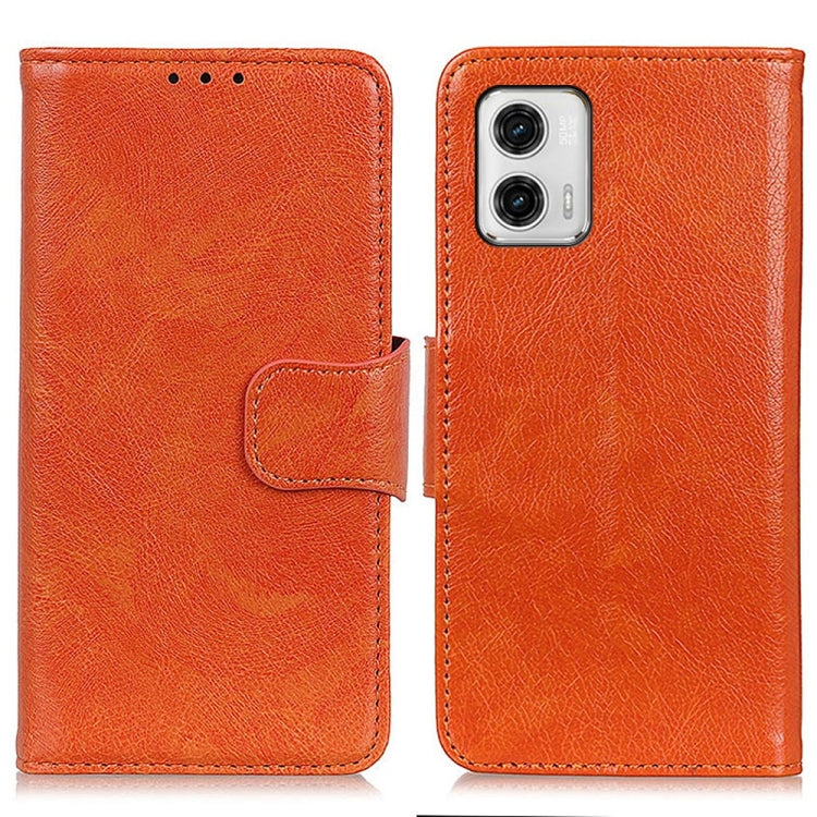For Motorola Moto G73 5G Nappa Texture Flip Leather Phone Case