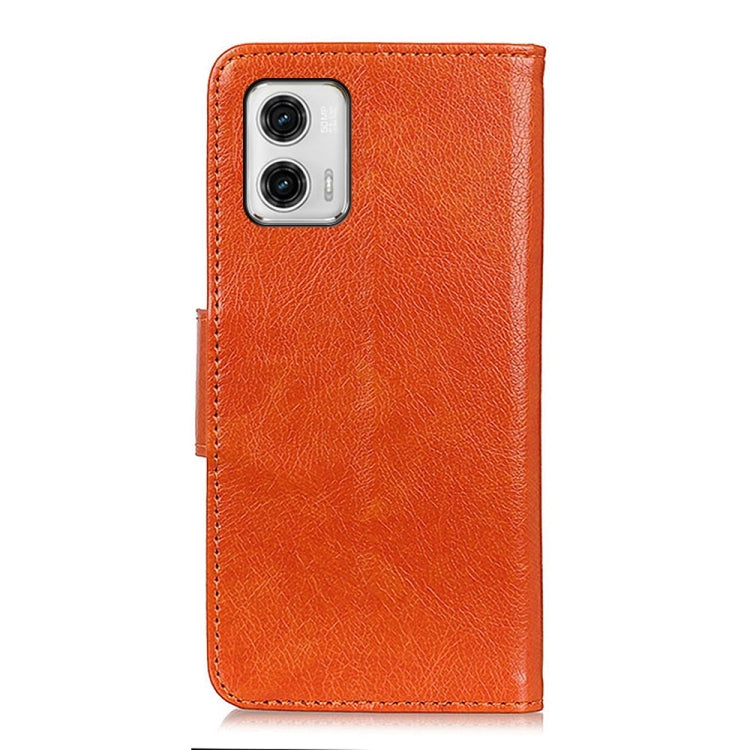 For Motorola Moto G73 5G Nappa Texture Flip Leather Phone Case
