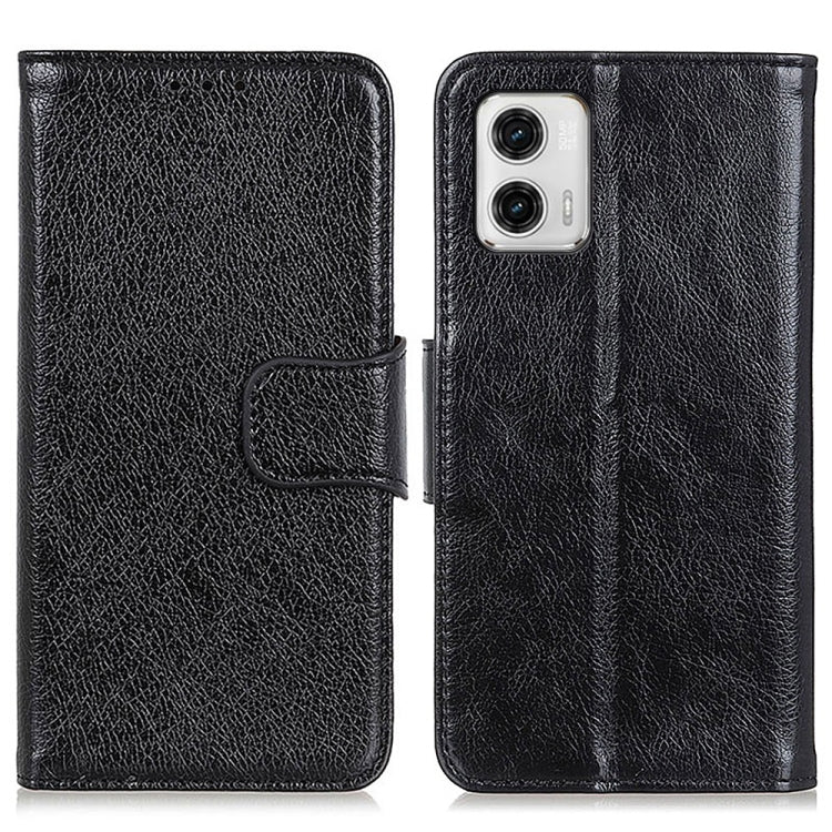 For Motorola Moto G73 5G Nappa Texture Flip Leather Phone Case