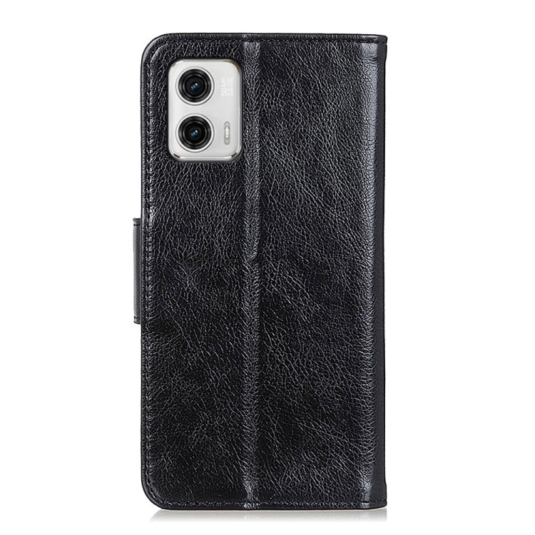 For Motorola Moto G73 5G Nappa Texture Flip Leather Phone Case
