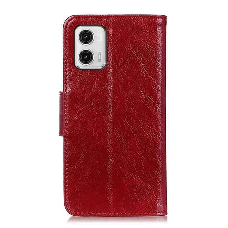 For Motorola Moto G73 5G Nappa Texture Flip Leather Phone Case