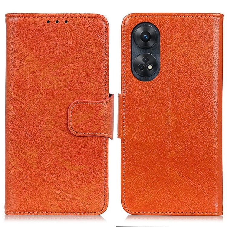 For OPPO Reno8 T 4G Nappa Texture Flip Leather Phone Case