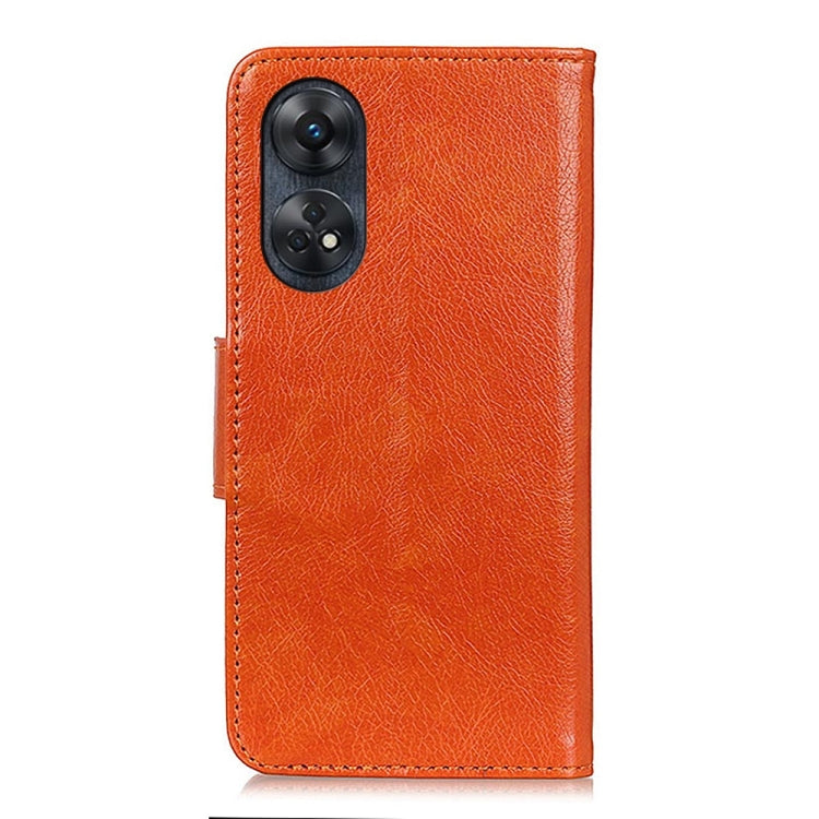 For OPPO Reno8 T 4G Nappa Texture Flip Leather Phone Case