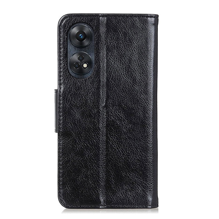 For OPPO Reno8 T 4G Nappa Texture Flip Leather Phone Case