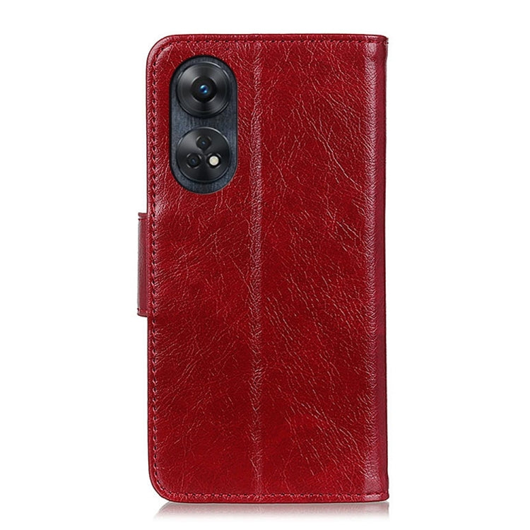 For OPPO Reno8 T 4G Nappa Texture Flip Leather Phone Case