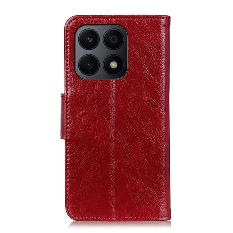 For Honor X8a 4G Nappa Texture Flip Leather Phone Case