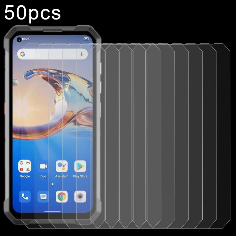For Unihertz TANK / TANK 2 50pcs 0.26mm 9H 2.5D Tempered Glass Film