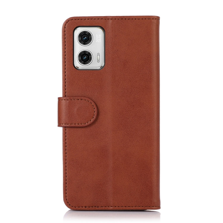 For Motorola Moto G73 5G Cow Texture Leather Phone Case