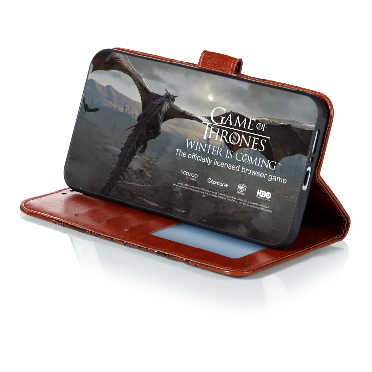 For Huawei nova 7 Mandala Embossing Pattern Horizontal Flip PU Leather Case with Holder & Card Slots & Walle & Lanyard