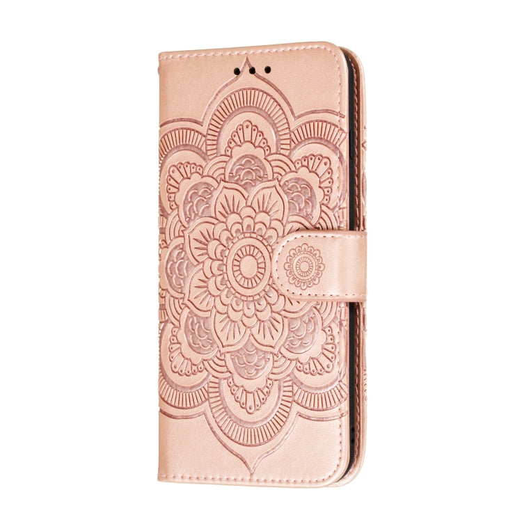 For Huawei nova 7 Mandala Embossing Pattern Horizontal Flip PU Leather Case with Holder & Card Slots & Walle & Lanyard