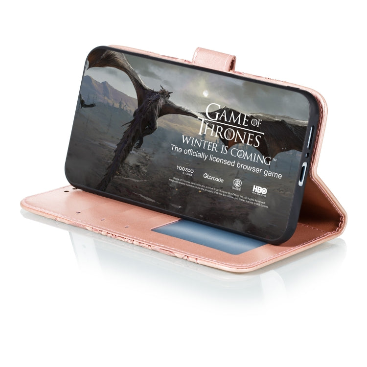 For Huawei nova 7 Mandala Embossing Pattern Horizontal Flip PU Leather Case with Holder & Card Slots & Walle & Lanyard