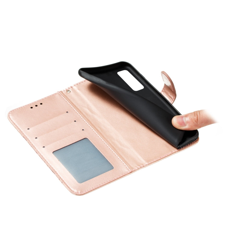 For Huawei nova 7 Mandala Embossing Pattern Horizontal Flip PU Leather Case with Holder & Card Slots & Walle & Lanyard