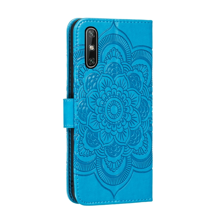 For Huawei Enjoy 10e Mandala Embossing Pattern Horizontal Flip PU Leather Case with Holder & Card Slots & Walle & Lanyard