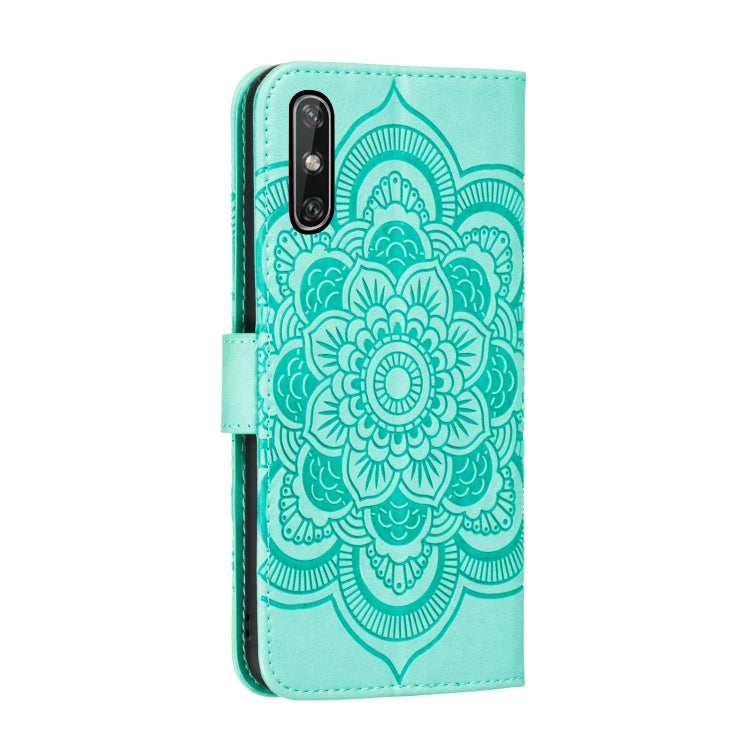 For Huawei Enjoy 10e Mandala Embossing Pattern Horizontal Flip PU Leather Case with Holder & Card Slots & Walle & Lanyard