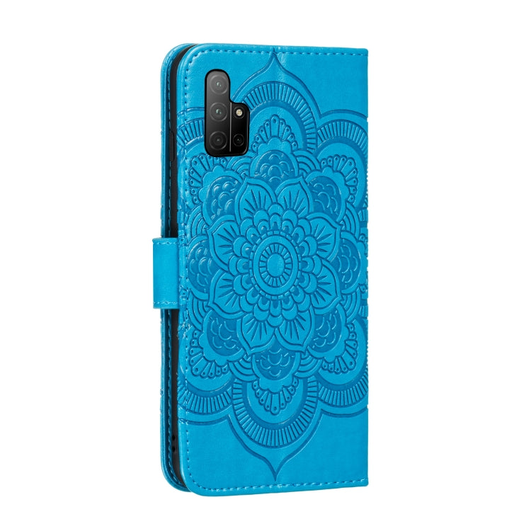 For Huawei Honor 30S Mandala Embossing Pattern Horizontal Flip PU Leather Case with Holder & Card Slots & Walle & Lanyard