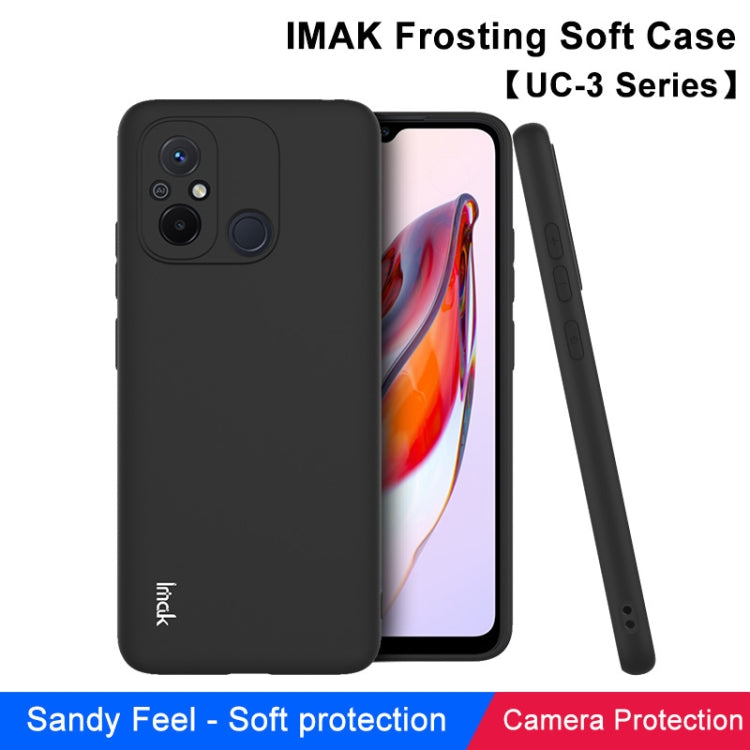 For Xiaomi Redmi 12C 4G IMAK UC-3 Series Shockproof Frosted TPU Protective Phone Case