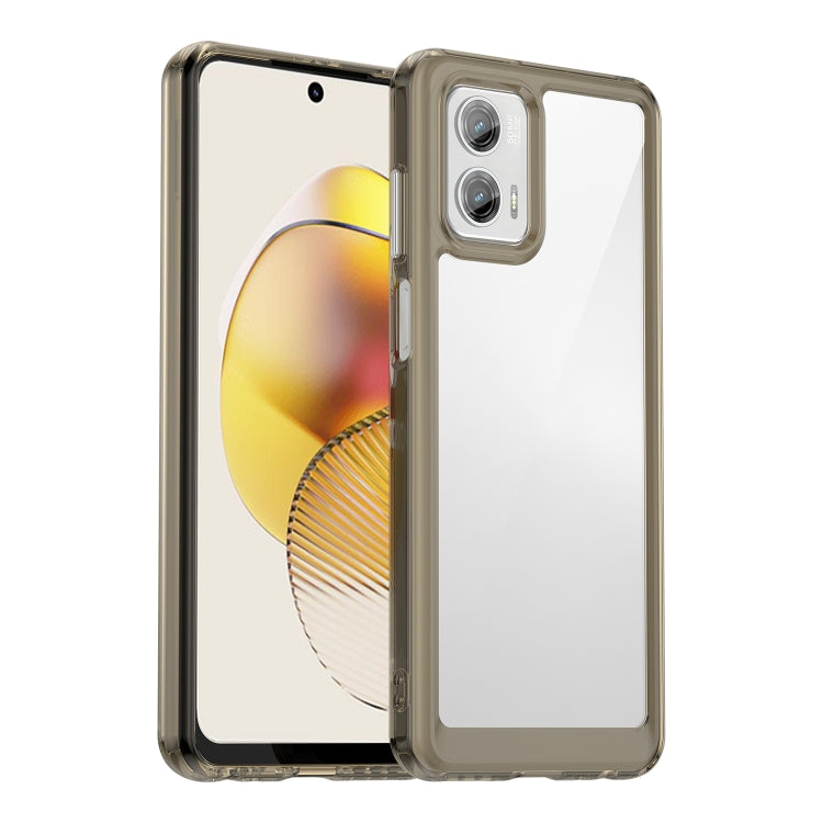 For Motorola Moto G73 Colorful Series Acrylic + TPU Phone Case