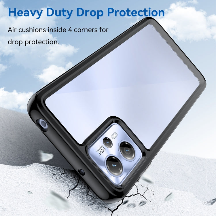 For Motorola Moto G23 Colorful Series Acrylic + TPU Phone Case