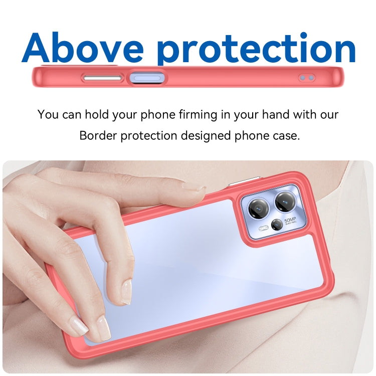 For Motorola Moto G23 Colorful Series Acrylic + TPU Phone Case