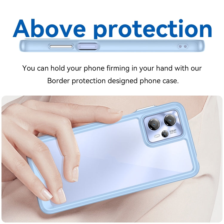 For Motorola Moto G23 Colorful Series Acrylic + TPU Phone Case