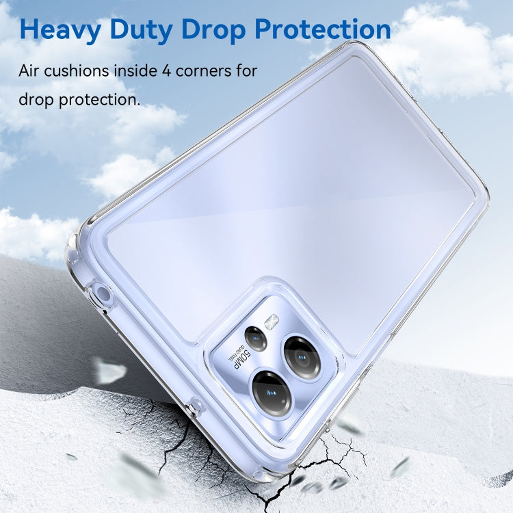 For Motorola Moto G23 Colorful Series Acrylic + TPU Phone Case