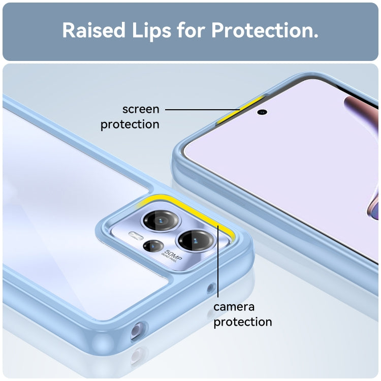 For Motorola Moto G13 Colorful Series Acrylic + TPU Phone Case