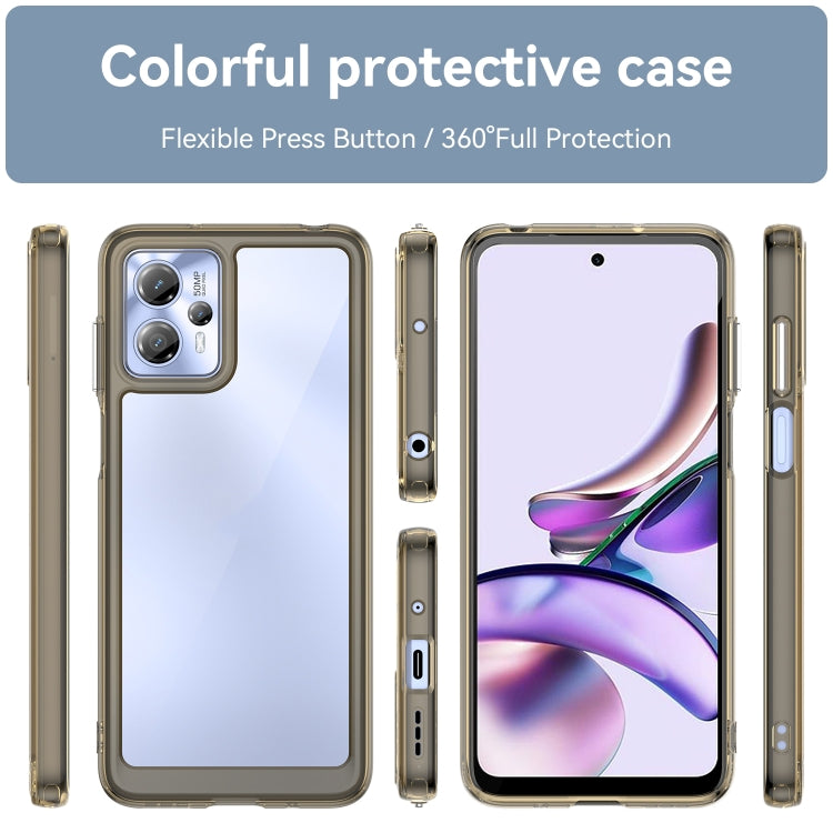 For Motorola Moto G13 Colorful Series Acrylic + TPU Phone Case