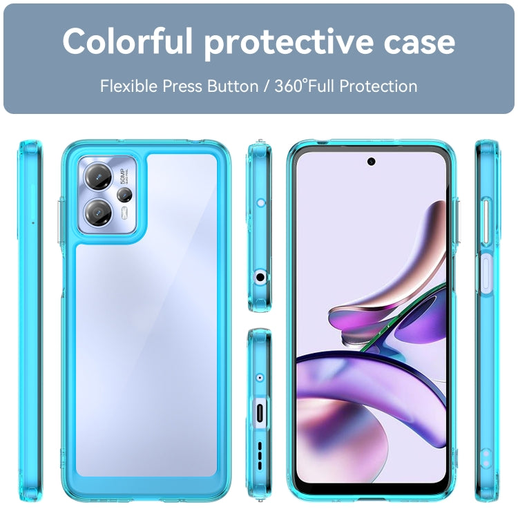 For Motorola Moto G13 Colorful Series Acrylic + TPU Phone Case