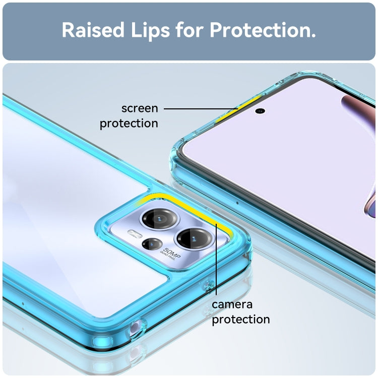 For Motorola Moto G13 Colorful Series Acrylic + TPU Phone Case