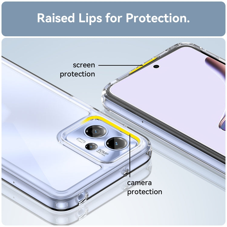 For Motorola Moto G13 Colorful Series Acrylic + TPU Phone Case