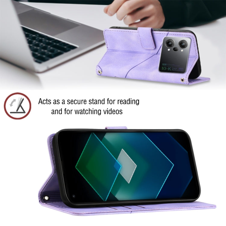 For OPPO K10 Pro 5G Skin-feel Embossed Leather Phone Case